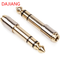 DAJIANG 1/4 ''mâle à 1/8 ''adaptateur Audio stéréo femelle 6.35mm 3.5mm casque en cuivre pur sortie cc en gros