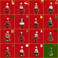 Chapeaux de Noël et d'Halloween Zoyi pour animaux de compagnie (chats et chiens) : citrouille, fantôme, sorcier, diable – Accessoires pour cheveux et décorations de fête