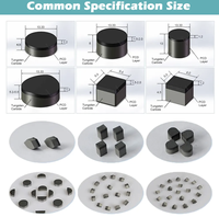 1304 1308 1313 1613 Pdc Cutters Coupe-diamant polycristallin Inserts PDC pour foret de roche Forage de puits Pétrole et gaz