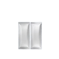 Sachet en aluminium plat imprimé avec logo personnalisé, emballage thermoscellable jetable, sachet laminé résistant à l'humidité