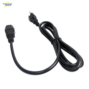Maßgefertigtes Amerikanisches Standard 250V <span class=keywords><strong>3</strong></span>-Pol-Stecker Verlängerungskabel AC C15 für Zertifiziertes IEC-Buchsenende PVC-Ummantelung Stromkabel <span class=keywords><strong>Computer</strong></span> - Product Image 5