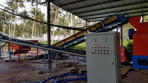ใบมีดหมุนสูงเป็นกลุ่มปาล์มมะพร้าวแกลบCoir<span class=keywords><strong>ตัด</strong></span>เส้นใยเครื่อง - Product Image 5