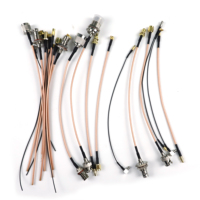Câble de communication coaxial SMA MMCX MCX BNC SMB N-Male RF Connecteur 1.13/1.37/RG58/RG178/RG316 50ohm DC-12GHz