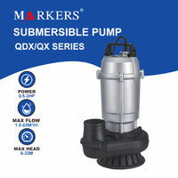 Pompe centrifuge submersible d'irrigation pour étang à poissons, moteur électrique triphasé de 3 pouces, roue à aubes en aluminium