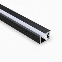 Diffuseur de parfum en Aluminium anodisé, qualité supérieure, large, noir, en forme de U, avec dissipateur thermique, canal LED