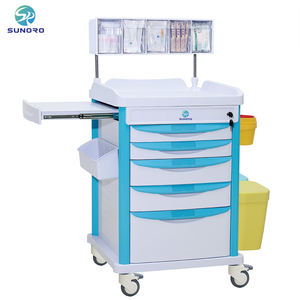 SET15 Sunoro 다기능 병원 의료 트롤리 ABS 소재 트롤리 응급 트롤리 핫 세일 도매 가격 - Product Image 1