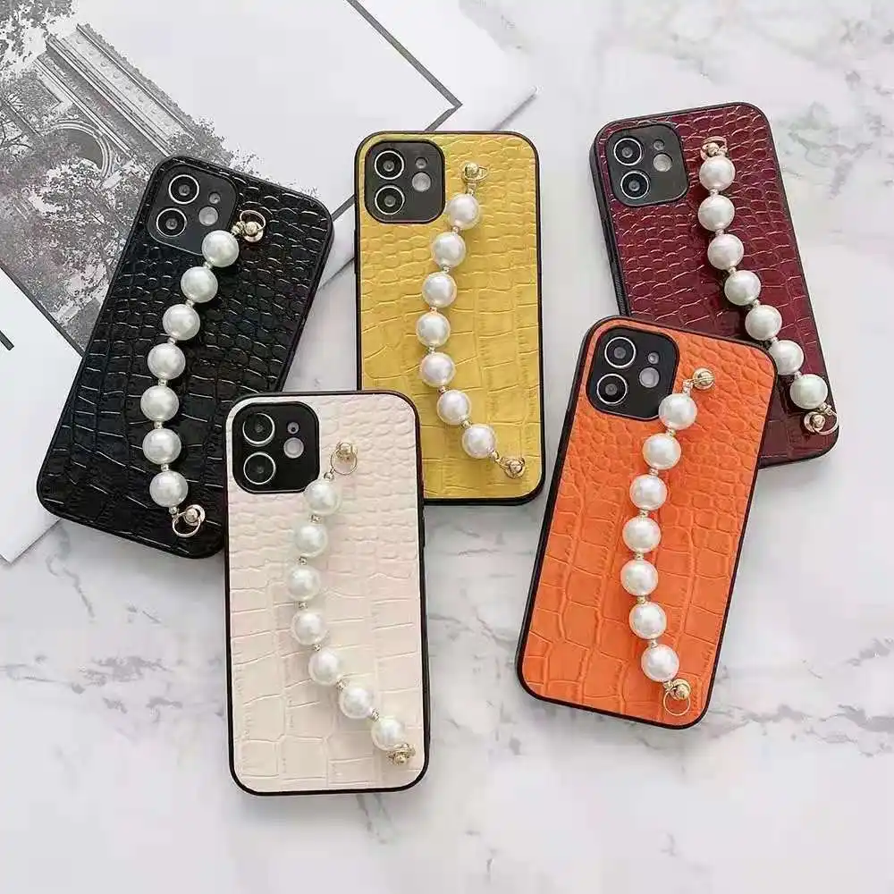 Hot Girl Summer Phone Cases With Hand Strap Cute Leather Cover For iPhone 13 Case 12 11 Pro Max For iPhone Case For Women Girl