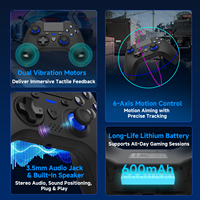 Control inalámbrico para juegos para PS5/PC con soporte de movimiento y vibración de seis ejes, compatible con todos los juegos de PS5 NUEVO