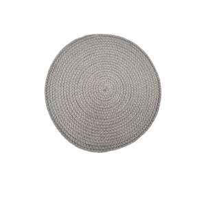 مفارش جديدة مصنوعة يدويًا منسوجة من حبل القطن الطبيعي ، مفرش دائري مخصص للمنزل والفندق - Product Image 4