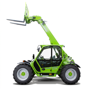 Mini Telehandler Telescopic Handler <b>Red</b> Hydraulic Boom Lift Heavy Duty Construction Equipment 4500KG 2001-4000 Hours <b>Pump</b> - Product Image 1
