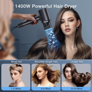 Professional Hairdryer Multi Heat Settings Hair Care Hair Blow <strong>Dryer</strong> Fast Smart Led Negative Ionic Hair <strong>Dryer</strong> With Diffuser - Product Image 6