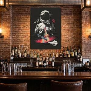 Art mural en métal décoratif, accent artistique minimaliste - Product Image 1