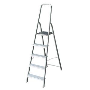 Échelle domestique multi-étagères en aluminium, pliable, avec main courante de sécurité, personnalisable, directement de l'usine - Product Image 5