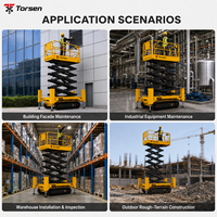 Plateforme de travail aérienne sur chenilles de 14 m et 320 kg pour l'installation et l'inspection extérieures
