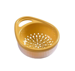 2025 Trendhollow Drain Basket Kitchen Multifunctional Double-Layer Fruit And Vegetable Portable Basket Kitchen Storage - Product Image 1