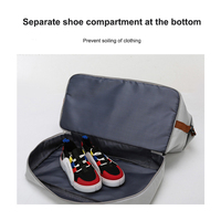 Sac de sport unisexe imperméable de grande capacité Sac de sport tendance bon marché avec séparation sèche et humide pour hommes et femmes Sac de sport de week-end