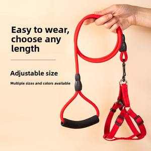 Correa extendida de nailon para perros de 1,8 m y 3m con función acolchada para perros Golden Retriever de peluche grandes, medianos y pequeños, correa para caminar para cachorros - Product Image 2