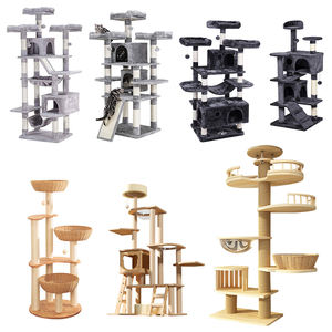 Fonte Direta Da Fábrica OEM & ODM Multifuncional Cat Tower Pet Móveis Moda Árvore De Gato De Madeira - Product Image 1