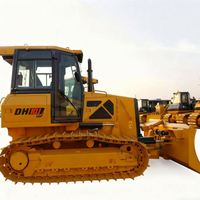 Bulldozer sur chenilles hydrostatique Shantui DH10-G 10 tonnes, moteur de pompe de nivellement de précision 100 CV, lame PAT 6 voies, contrôle intelligent, export