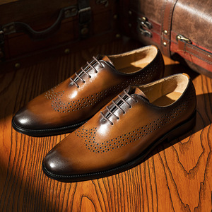 2025 dernier modèle best-seller vêtements de cérémonie pour hommes de haute qualité en cuir véritable chaussures pour hommes d'affaires - Product Image 1