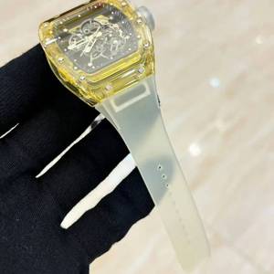 Reloj de alta gama 1:1 RM 055 con movimiento de doble resorte, versión transparente, edición limitada, modelo de cristal, nuevo. - Product Image 4