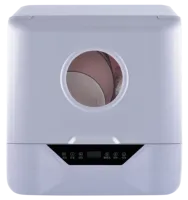 Mini lave-vaisselle automatique intelligent avec UV pour la cuisine comptoir portable pour la maison hôtel RV prise voiture
