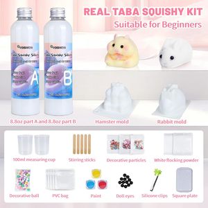 Kit Squishy Tao Taba 1:1 in Silicone Liquido Ecologico, Design Alfabeto Animale, Super Morbido, per Principianti - Product Image 2