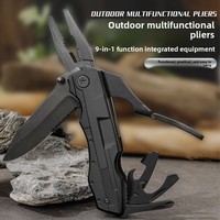 FixCraft QZ-007 Couteau pliant multifonction portable et pince, outil tactique d'extérieur