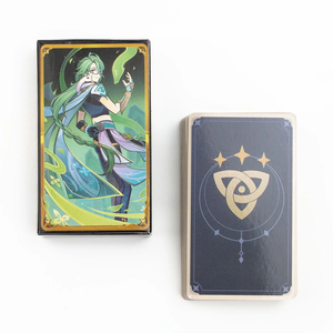 Groothandel Grappig Holografisch Orakel Tarotdek Custom Goudfolie Verguld Karton En Offsetpapier Met Reisgids - Product Image 6