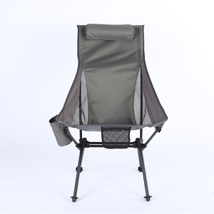 Vente chaude Chaise de camping légère et réglable en métal Chaise de lune pliante imperméable portable Design moderne pour l'extérieur - Product Image 3