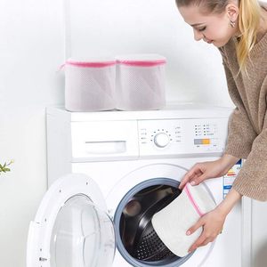 Bolsa de lavandería con cremalleras, bolsas de lavado de sujetador bolsas de lavado de malla, bolsa de lavadora reutilizable Lencería ropa de bebé - Product Image 2