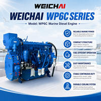 Moteur diesel marin SCDC authentique Weichai WP6C156-21 156HP 115kW 2100RPM IMO II pour bateau de pêche et bateau de travail