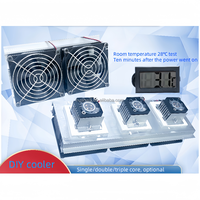 Kit de Refroidissement à Semi-Conducteurs 12 V TEC1-12706, Refroidisseur Électronique Peltier, Ensemble de Refroidissement DIY pour Mini Climatiseur/Réfrigérateur