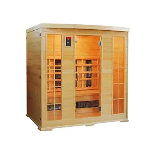 Suana Suana 6 Person Wood Burning Infra Red Suana With Infra Red