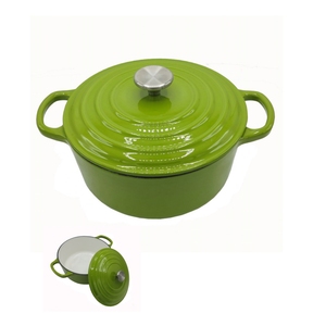 <span class=keywords><strong>Cocotte</strong></span> en fonte émaillée à <span class=keywords><strong>induction</strong></span> avec revêtement antiadhésif, compatible lave-vaisselle, <span class=keywords><strong>pour</strong></span> usage professionnel <span class=keywords><strong>et</strong></span> domestique - Product Image 1