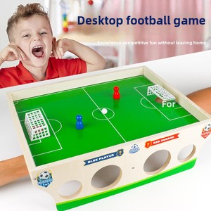OEM/ODM Customizable Wooden Tabletop Football Game Montessori Educational <b>Toy</b> for 2+ Year Old Boys Girls Popular for Playing - Product Image 2