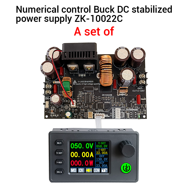 WUZHI 10022C DC Adjustable Voltage Regulator Module, 0-125V/22A