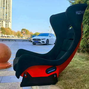 Спортивные регулируемые сиденья MICORA RE09 для автосимуляторов с плоским дном, из стекловолокна и карбона, с обивкой из искусственной кожи - Product Image 4