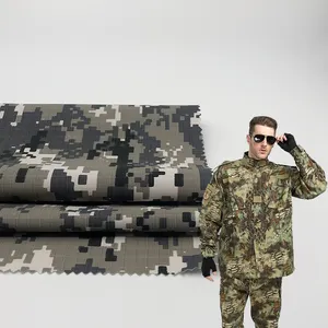 Jinda Polyester Cotton Multicam Desert Digital Ripstop Twill Tactical Camo Camouflage Printed Fabric
