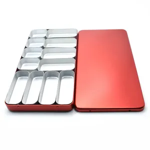 Caja esterilizadora dental para fresas H/K, soporte de 12 ranuras, caja de suministros, caja de desinfección para endodoncia - Product Image 1