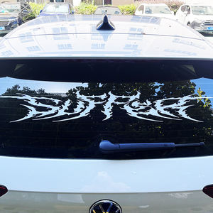 Calcomanías Reflectantes Personalizadas con Logo para Decoración de Auto, a Prueba de Agua y Clima, Adhesivo para Auto y Banner para Parabrisas - Product Image 1