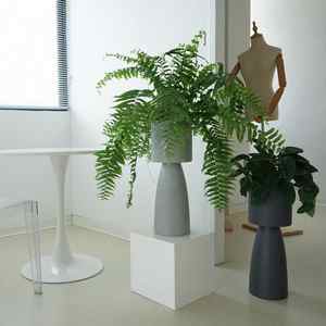 Kit de maceta alta minimalista simple, maceta redonda mate <span class=keywords><strong>para</strong></span> el hogar, sala de estar, balcón, decoración de jardín, Kit de plantación al por mayor - Product Image 2