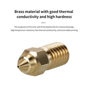Boquillas de latón para <span class=keywords><strong>Ender</strong></span> <span class=keywords><strong>3</strong></span> V3 SE, piezas de impresora 3D Kit de boquillas de latón de alta velocidad de 0,4mm para Creality <span class=keywords><strong>Ender</strong></span> 5 S1, <span class=keywords><strong>Ender</strong></span> 7 - Product Image 4
