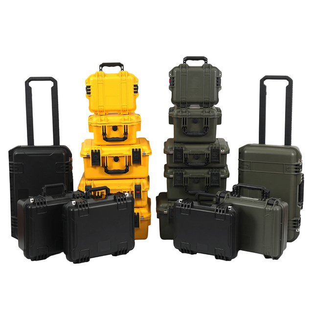 Factory Price Multifunctional Waterproof Shockproof Dustproof Hard Plastic Carrying case with Dense Foam