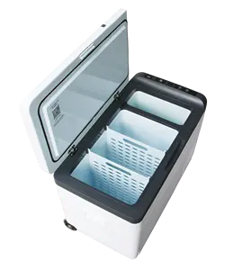 Портативный Мини-Автомобильный холодильник для кемпинга, автоматический морозильник, 12 В, 24 В, 20 л