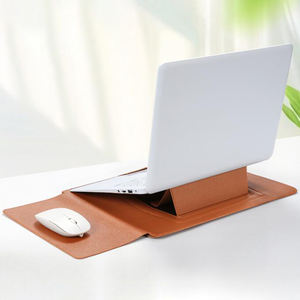 Funda para ordenador portátil, precio al por mayor, alfombrilla de ratón, funda para ordenador portátil, soporte para portátil de 13-16 pulgadas, bolsa de cuero PU para tableta, accesorios para el trabajo y el hogar - Product Image 6