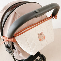 Sac de rangement suspendu en tissu lavable sac de rangement pour couches sac de rangement pour poussette de voyage sacs de rangement chariot pour sortie de bébé