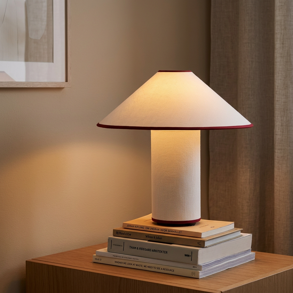 Fabric Table LIGHT Indoor Modern Leaf Home Light for Staircase & Villa LED Desk LAMP