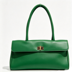 Flap Tote <strong>Bag</strong> with Turnlock PU Leather <strong>Women</strong> Handbag High Quality Factory Wholesale Fashion Lady Accessory Bolsa Mujer <strong>Satchel</strong> - Product Image 5