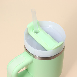 Thiết kế mới thép không gỉ đôi tường chân không <span class=keywords><strong>14</strong></span> <span class=keywords><strong>oz</strong></span> trẻ em Tumbler thăng hoa trống du lịch cà phê <span class=keywords><strong>Mug</strong></span> với xử lý và rơm - Product Image 5